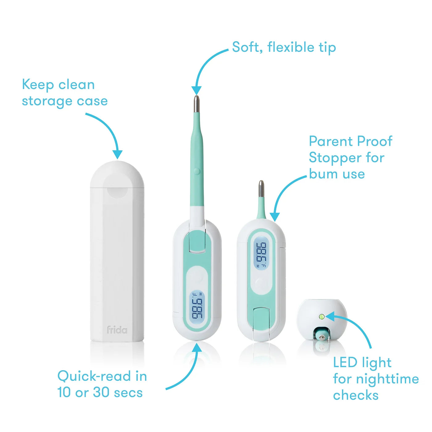 3-in-1 True Temp Digital Thermometer