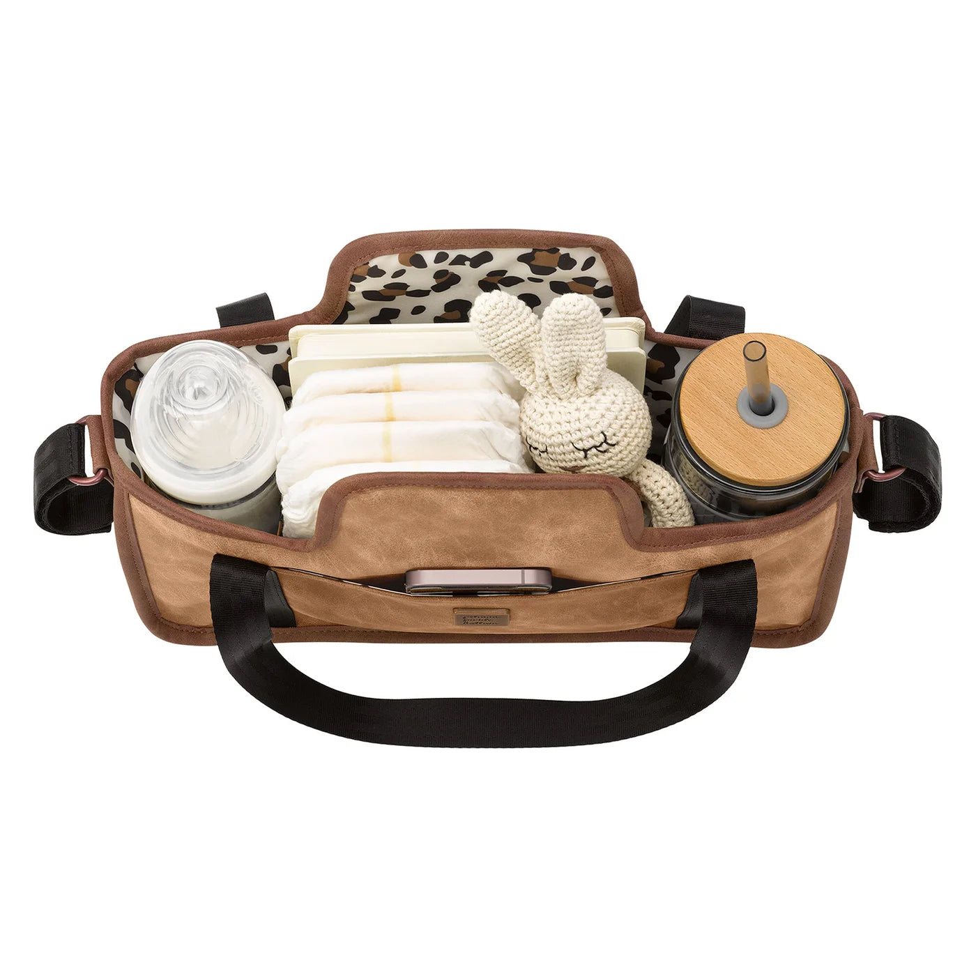 Wander Stroller Caddy in Brioche / Petunia Pickle Bottom