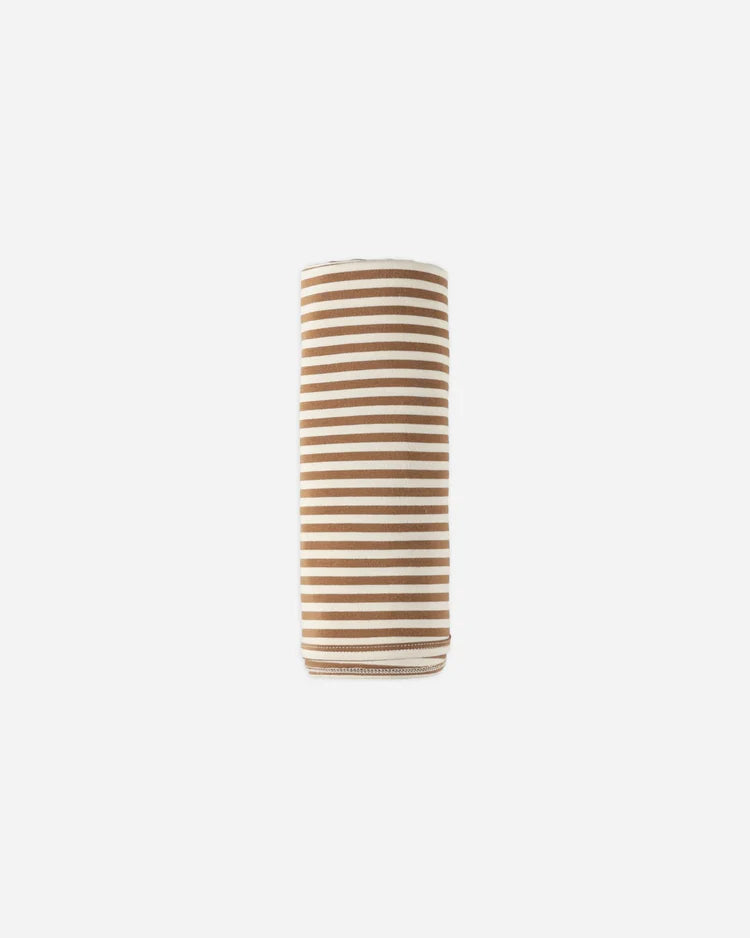 Swaddle | Cinnamon Stripe | Quincy Mae