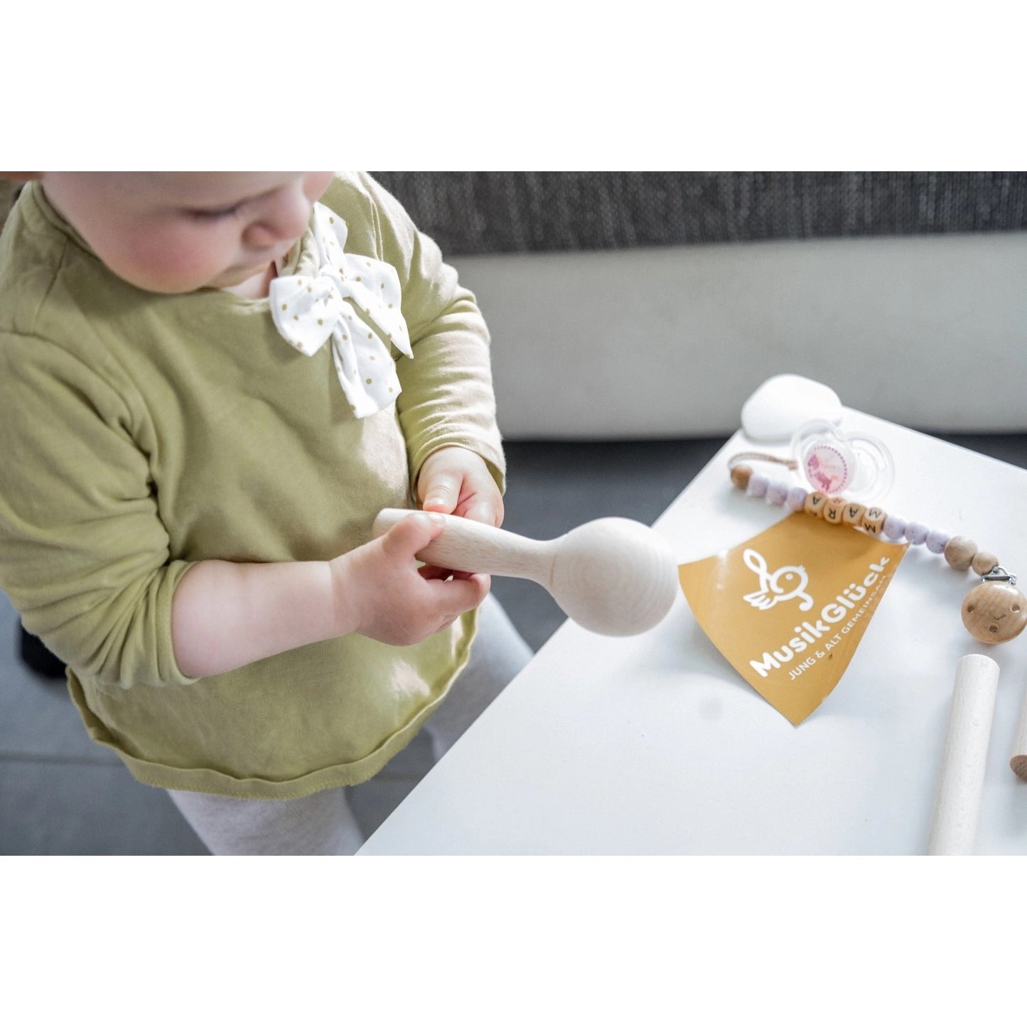 Wooden Maracas Rattle