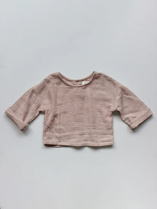 The Button Back Top- The Simple Folk