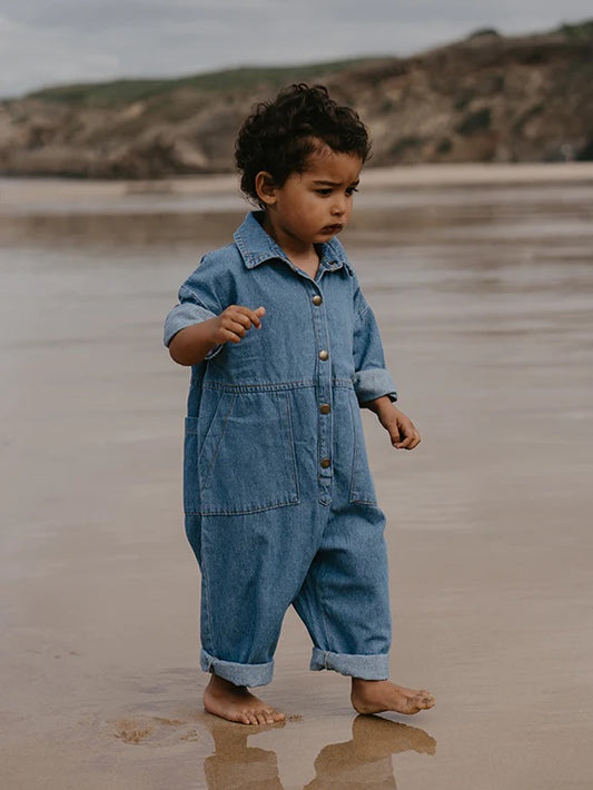 The Denim Boiler Suit- The Simple Folk
