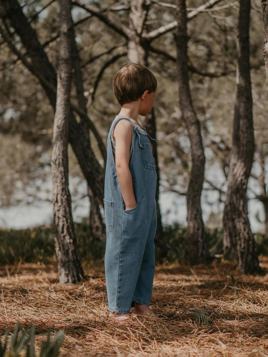 The Oversized Denim Dungaree - The Simple Folk