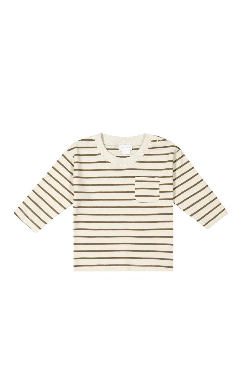 Pima Cotton Frankie Top - Bear Stripe