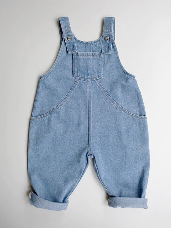 The Oversized Denim Dungaree - The Simple Folk
