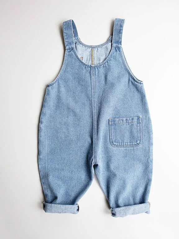 The Oversized Denim Dungaree - The Simple Folk