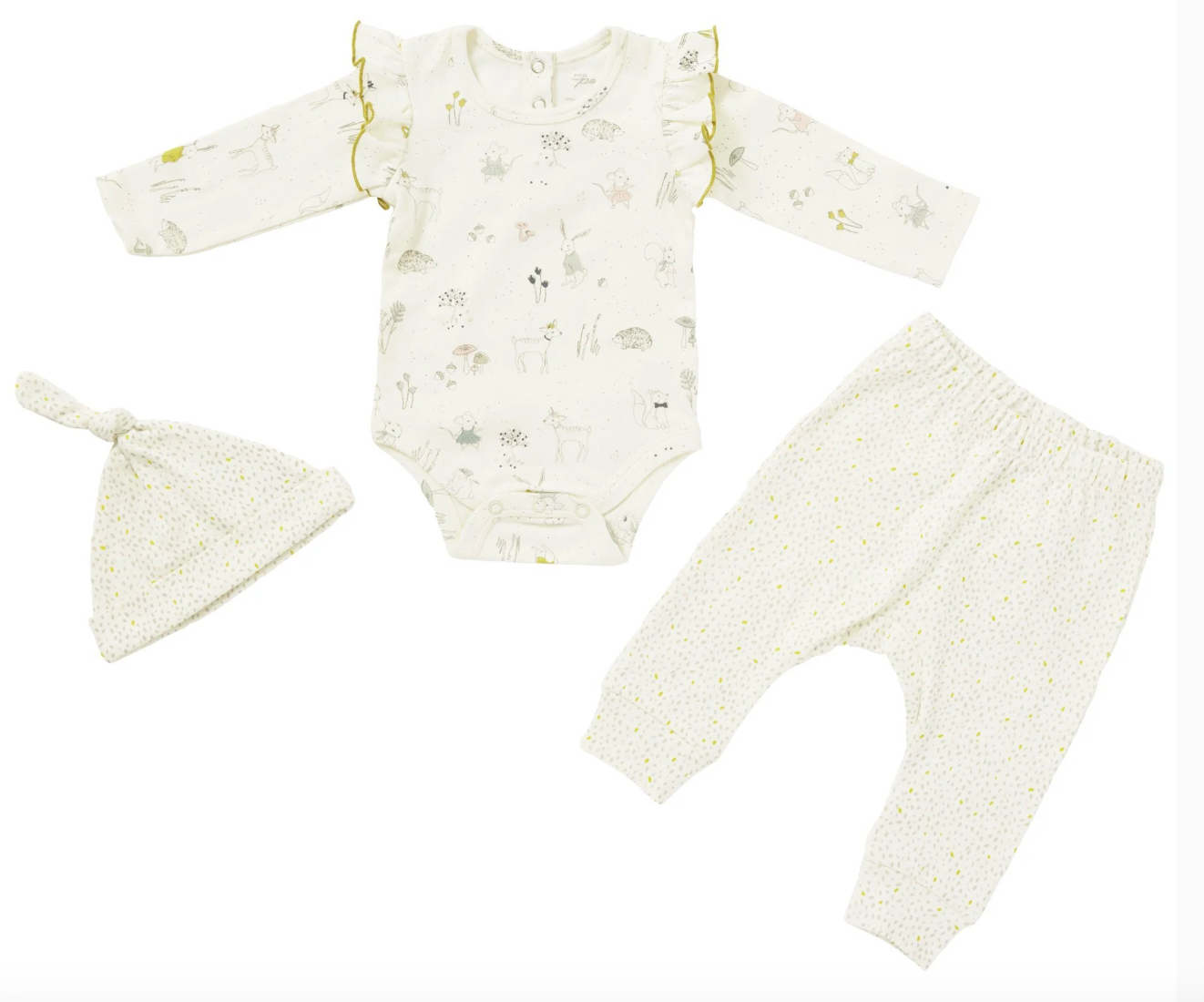 Ruffle 3-Piece Set | Pehr | Magical Forest