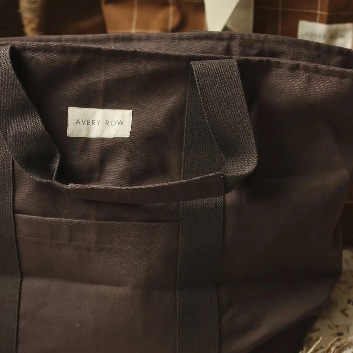 Organic Cotton Canvas Tote Bag | Charcoal