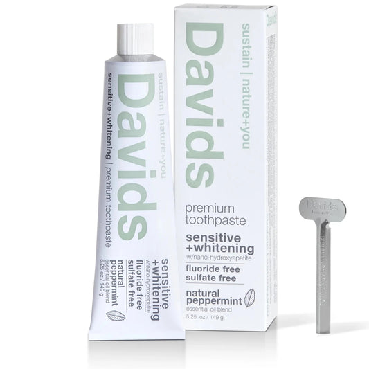 Davids Toothpaste - Peppermint Sensitive+Whitening