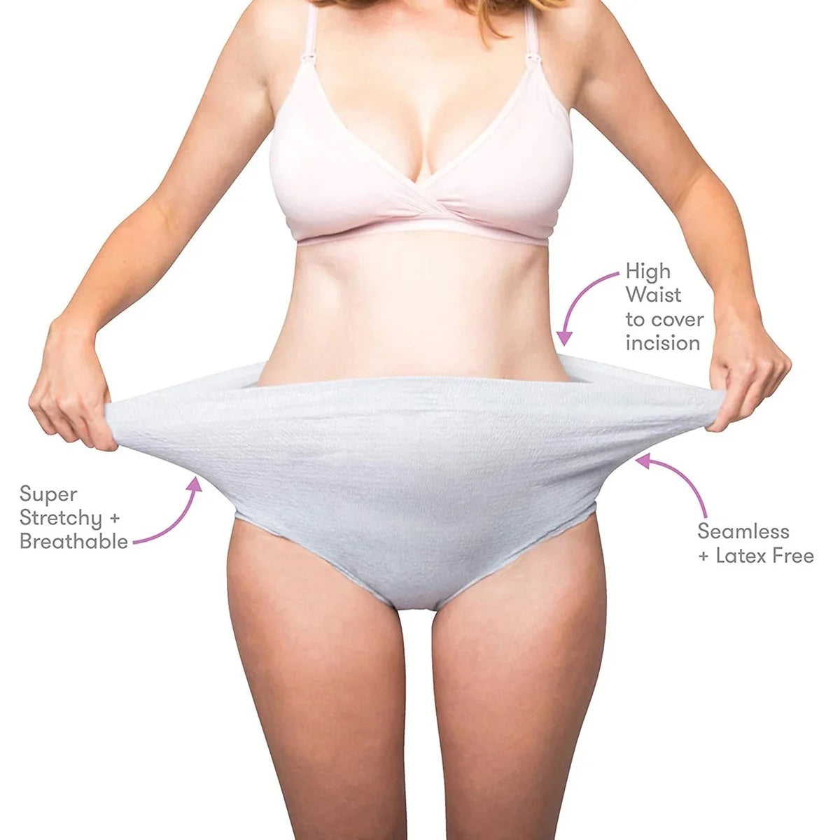 Disposable Underwear Highwaist C Section (8 Pack)