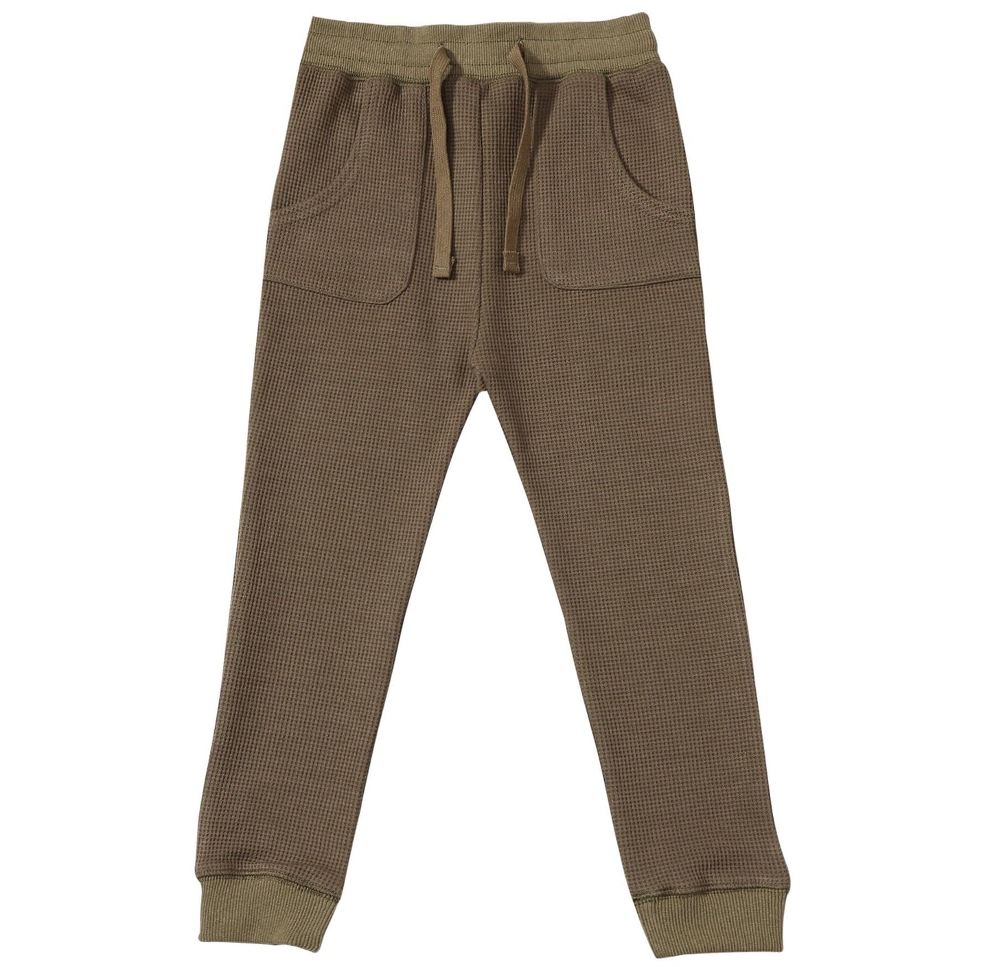 Wes Waffle Pant | Olive | Me & Henry
