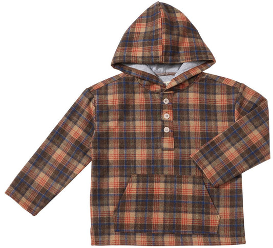 Rancho Jacket | Beige & Brown Plaid | Me & Henry