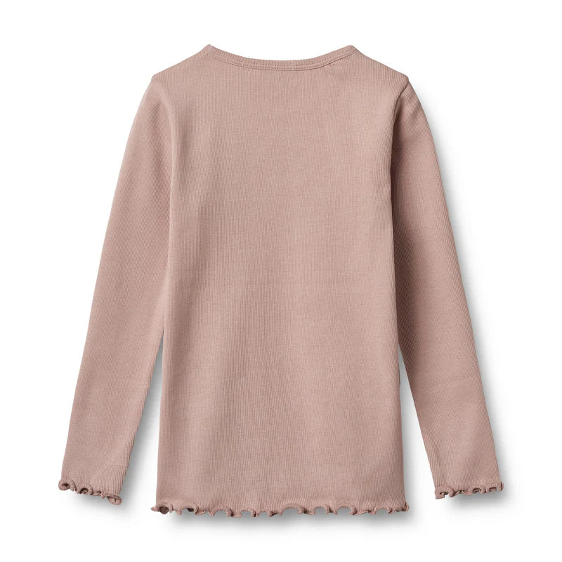 Long Sleeve T-shirt Ida | Rose Powder | Wheat Kids