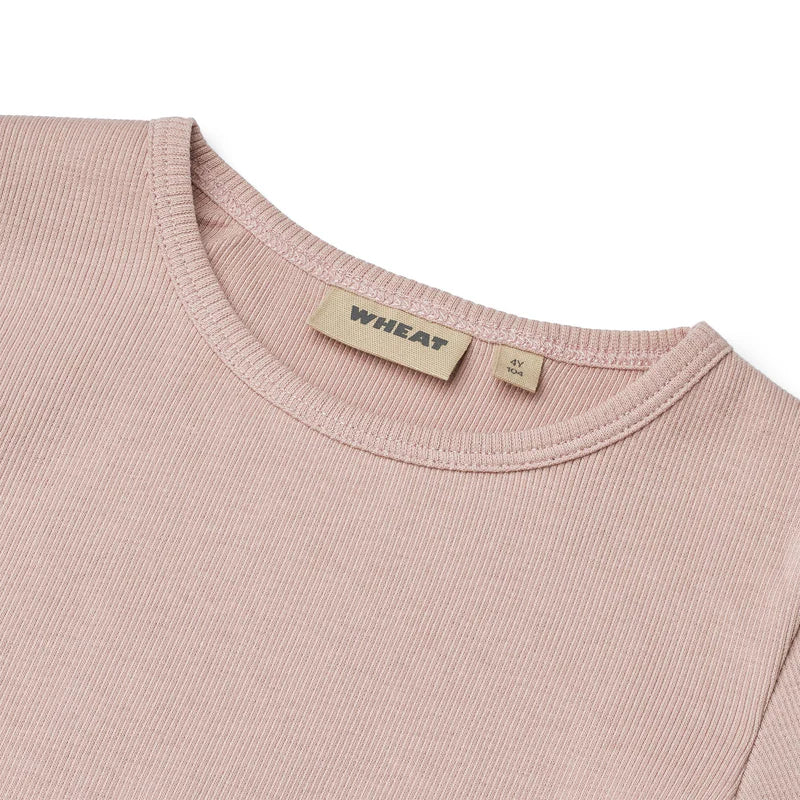 Long Sleeve T-shirt Ida | Rose Powder | Wheat Kids