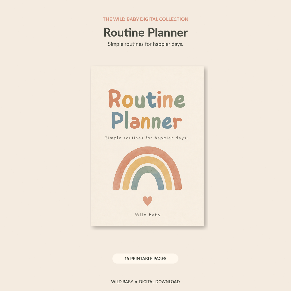 The Little Routines Toolkit | Printable Kids Routine Charts
