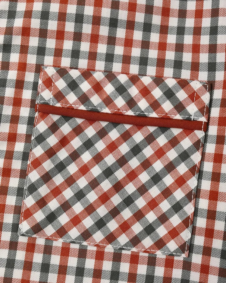 Long Sleeve Pajamas | Holiday Gingham | Rylee & Cru
