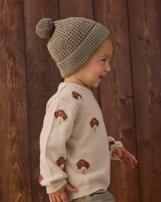 Rex Sweater | Mushroom | Quincy Mae