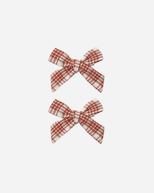 Bows, Set of 2 | Vintage Plaid | Rylee & Cru