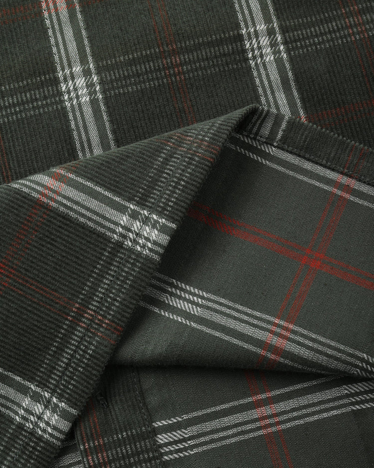 Pocketed Flannel Shirt | Holiday Plaid | Rylee & Cru