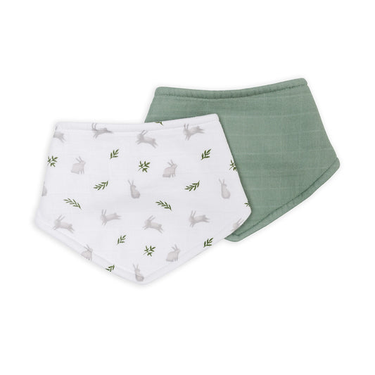 Bandana Bibs | Bunnies and Fern | Lulujo