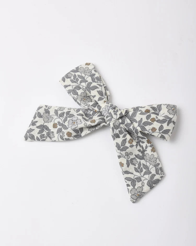 Bow | Slate Floral | Rylee & Cru