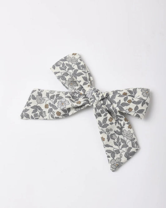 Bow | Slate Floral | Rylee & Cru