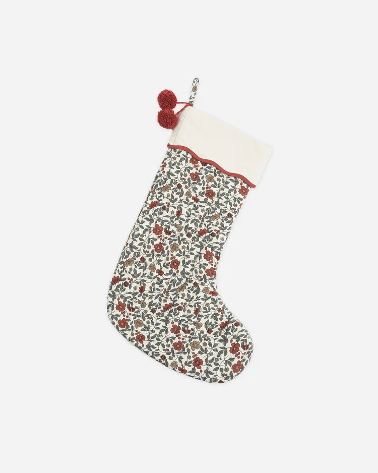 Noel Stocking | Holiday Floral | Rylee & Cru