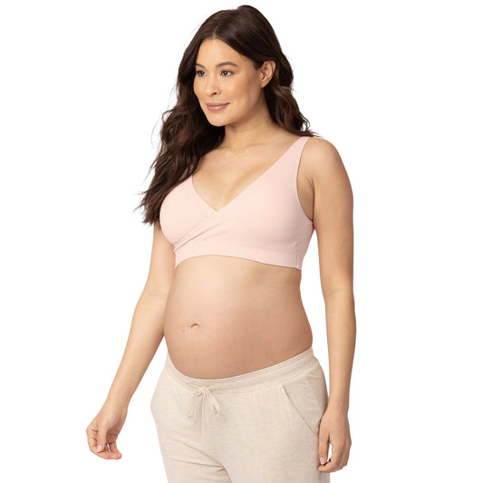 Sublime® Adjustable Crossover Nursing & Lounge Bra | Soft Pink