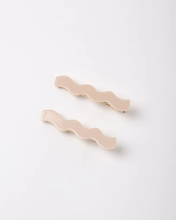 Wavy Clip Set | Petal, Mulberry | Rylee & Cru