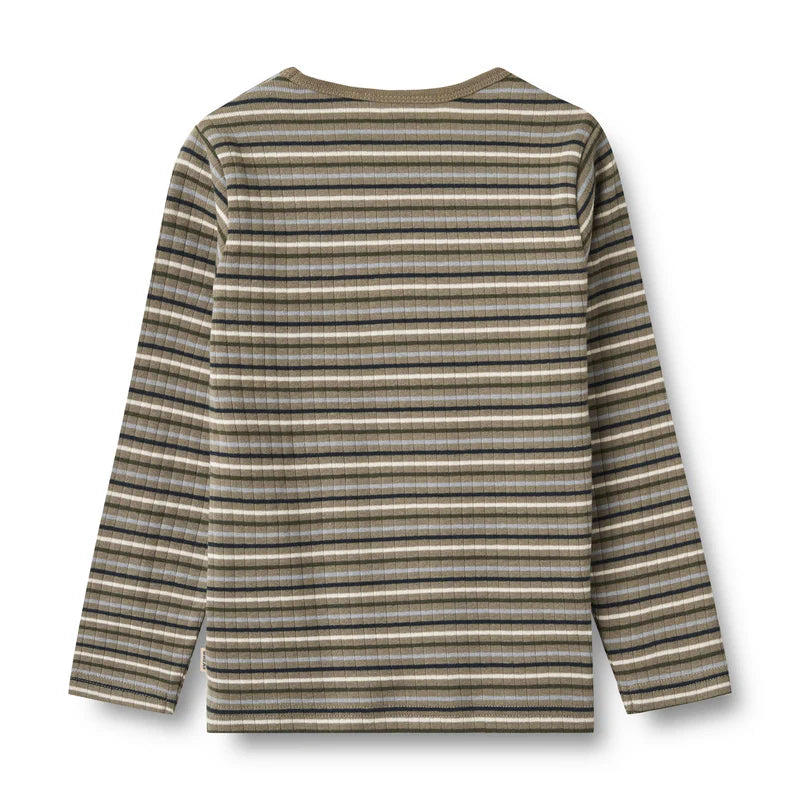 Stig T-Shirt | Stripe | Wheat Kids