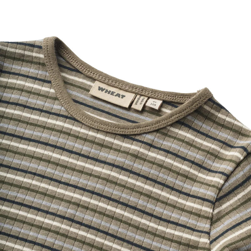 Stig T-Shirt | Stripe | Wheat Kids