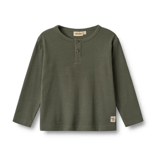 Long Sleeve Morris T | Winter Forest | Wheat Kids