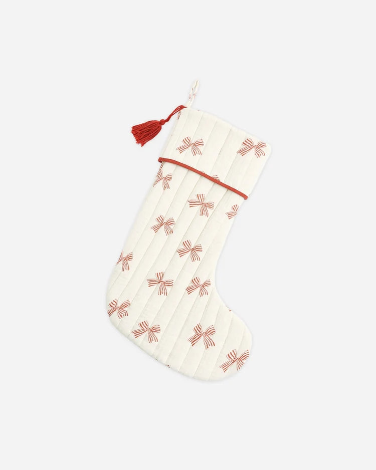 Christmas Stocking | Peppermint Bows | Rylee & Cru