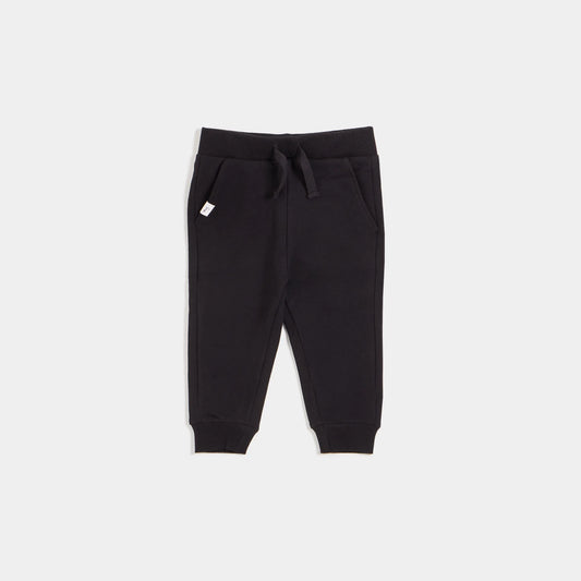 Basics Pure Black Jogger | Miles The Label