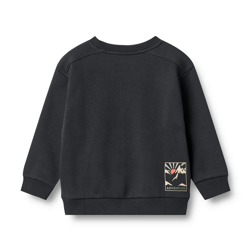 Sweatshirt Block Ellis | Navy | Wheat Kids