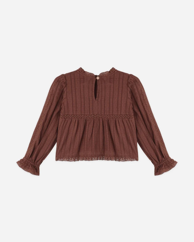 Cecile Blouse | Mulberry | Rylee & Cru