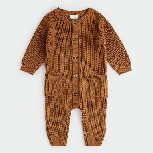 Amber Sweater Knit Playsuit | Petit Lem