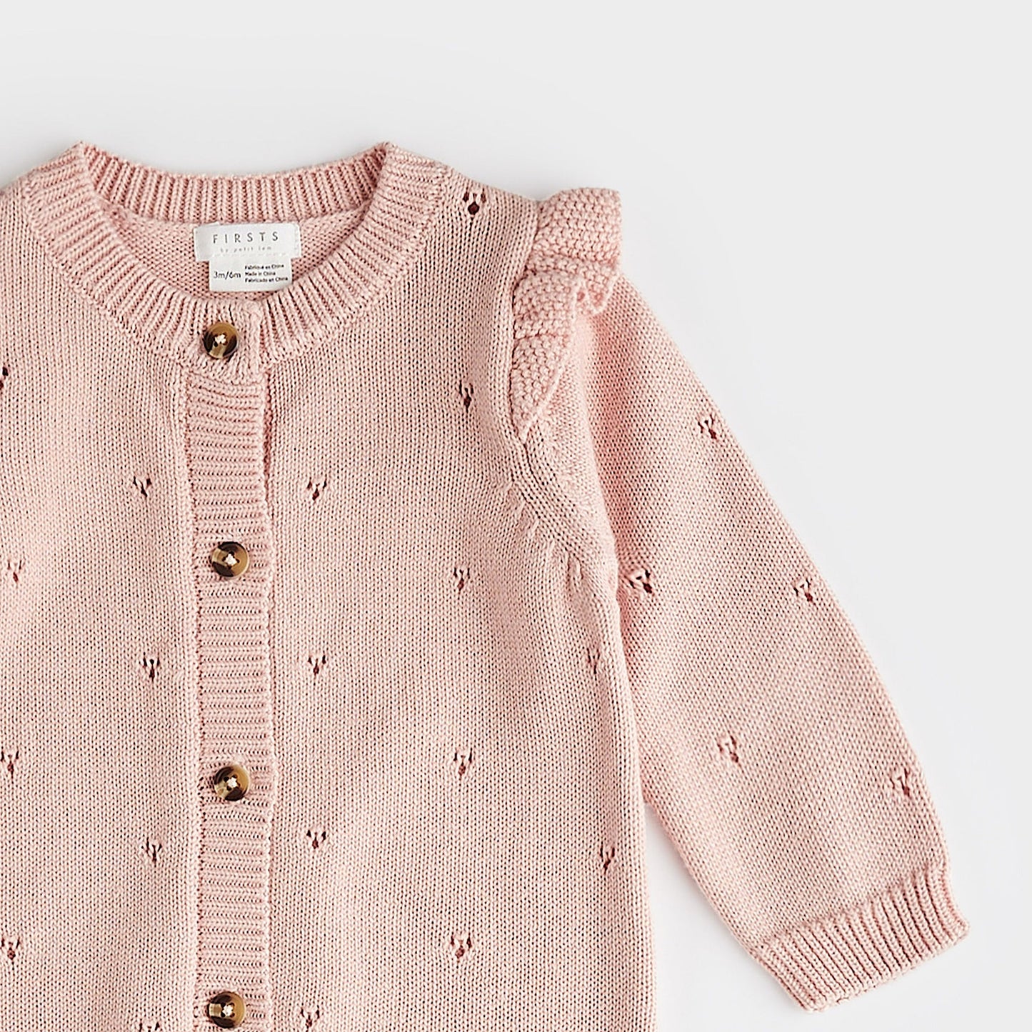 Peony Pointelle Knit Playsuit | Petit Lem