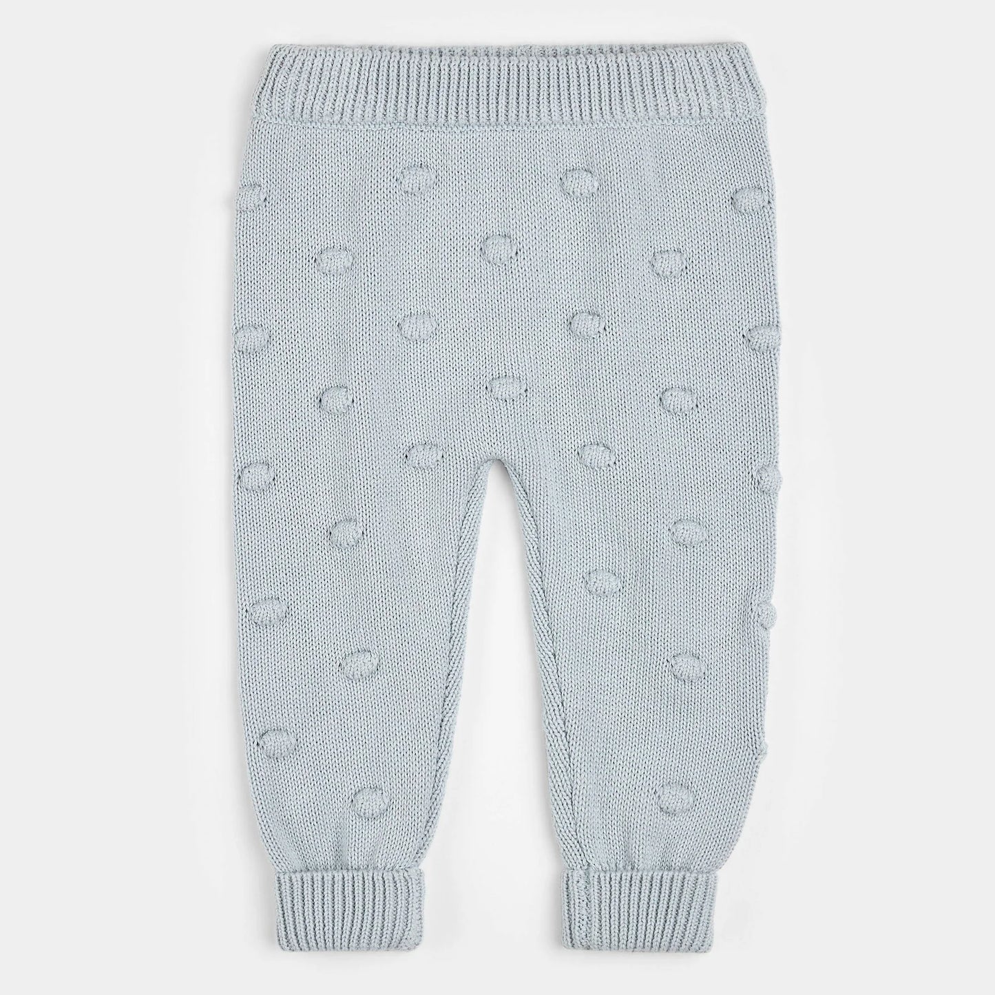 Pearl Blue Sweater Knit Leggings | Petit Lem