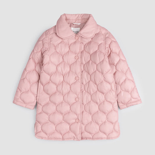 Rose Quilted Girl's Jacket | Miles The Label