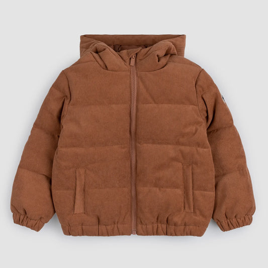 Copper Corduroy Hooded Packable | Miles The Label