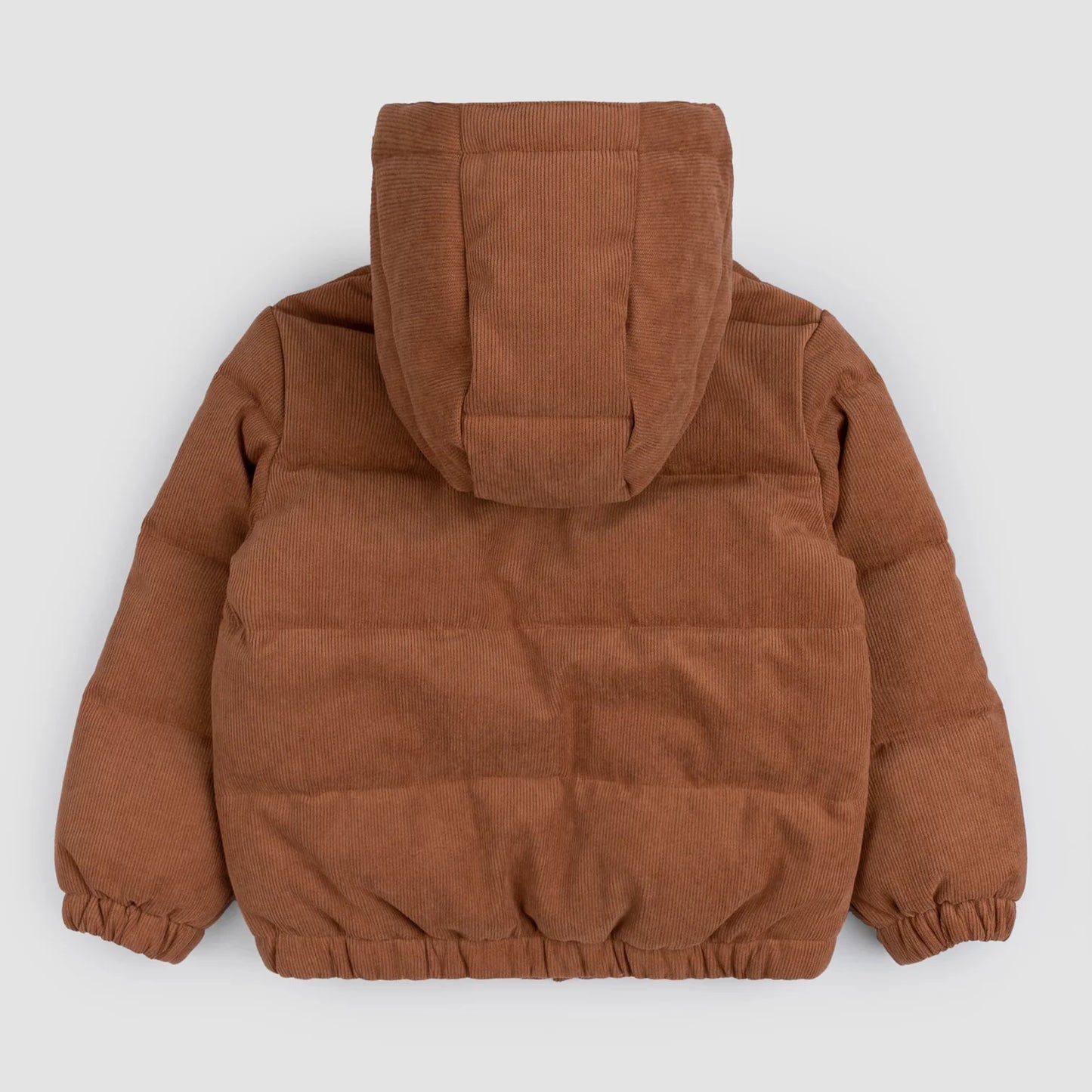 Copper Corduroy Hooded Packable | Miles The Label