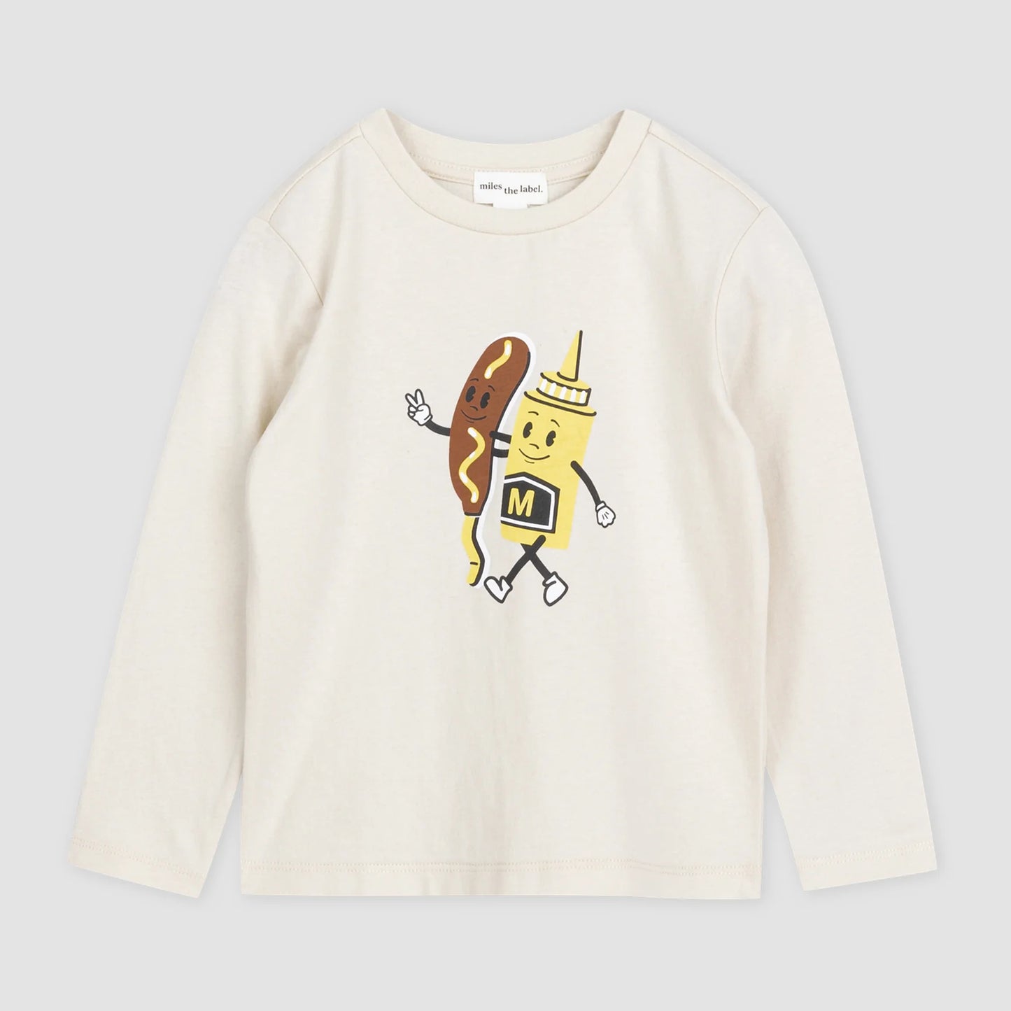 Mustard & Corn Dog Jersey Top | Miles The Label