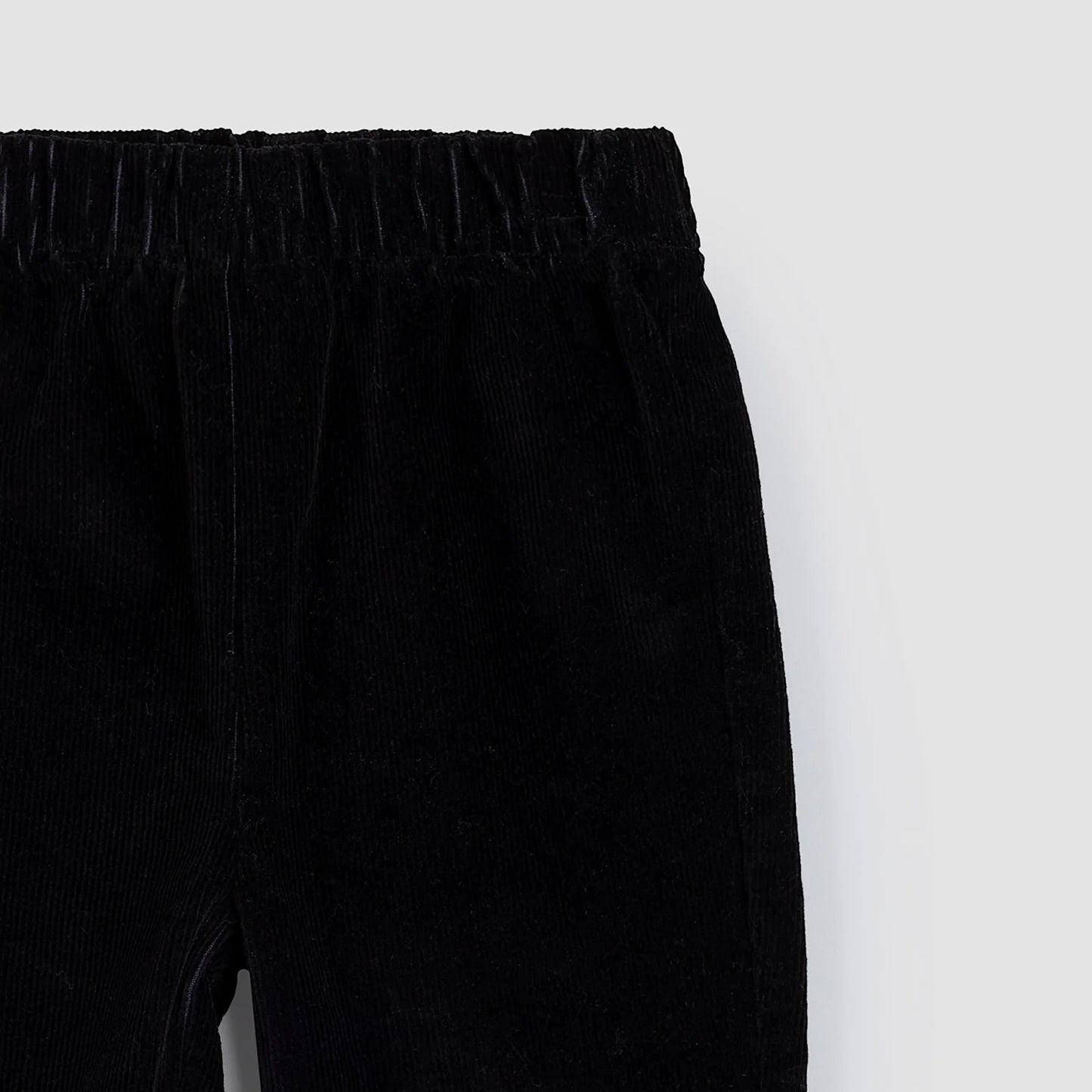 Jet Black Corduroy Baby Boy's Pants | Miles The Label