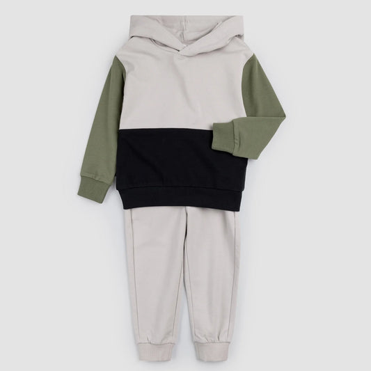 Cut & Sew Hoodie Jogger Set | Miles The Label