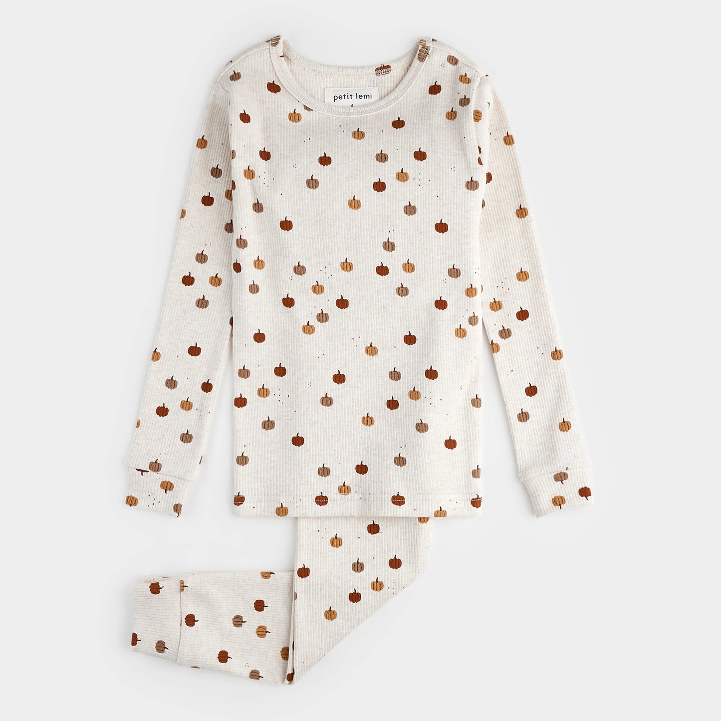 PJ Set | Pumpkin Print | Petit Lem
