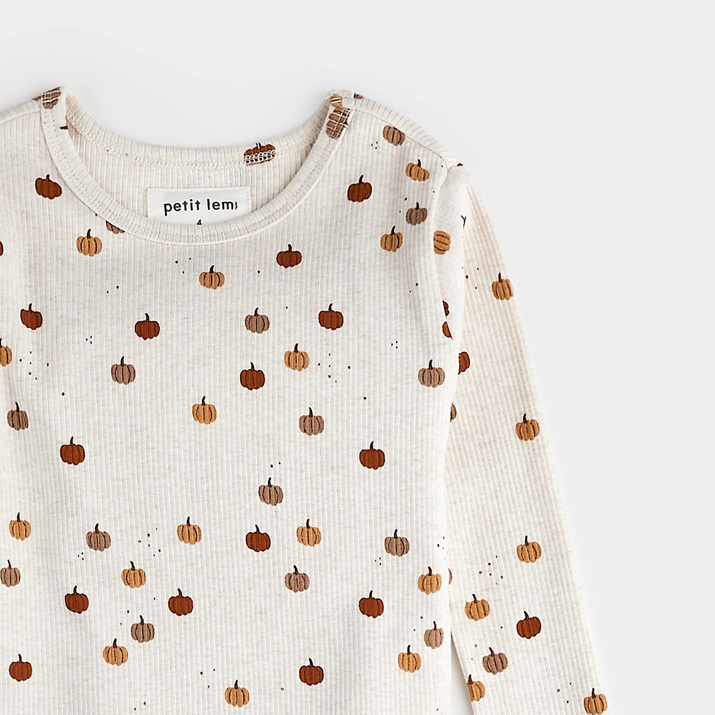 PJ Set | Pumpkin Print | Petit Lem