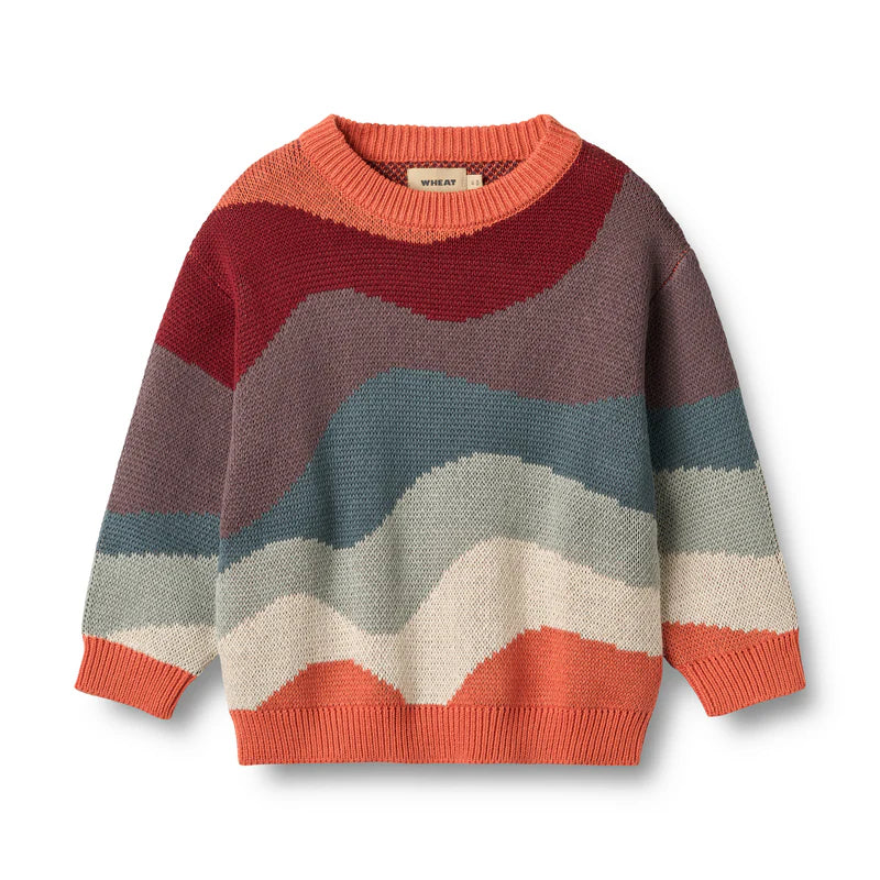 Jaquard Pullover Knud | Multi | Wheat Kids