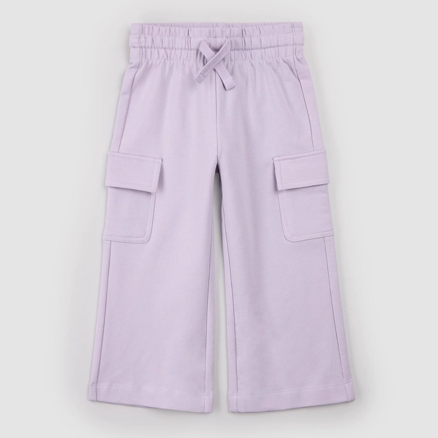 Wide Leg Cargo Joggers | Thistle | Miles the Label