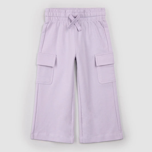 Wide Leg Cargo Joggers | Thistle | Miles the Label